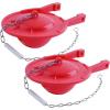 imageHibbent 2 Pack Large 3Inch Toilet Flapper Replacement Compatible with TOTO flapper Model GMax THU138S THU175S and THU331S Oversized Sealing and Easy to Install2 PACK