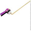 imageHibbent Universal Metal Front Mount Toilet Handle Replacement Kit Brass Toilet Flush Tank Lever with Stainless Steel Flapper Chains for Most Toilets ChromeRainbow