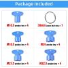 imageHibbent 10 Pieces Cache Faucet Aerator Key Aerator Wrench with a Ring for Easy Storage Removal Wrench Tool for M165 M185 M215 M225 M24 5 Set Pack of 24 PACK