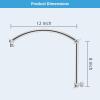 imageHibbent All Metal 16 Shower Head Extension Arm Solid Brass Flexible Height ampamp Angle Adjustable Shower Arm Extender with Lock Joint Universal Connection Stainless Steel Pipe Height Extending ChromeChrome