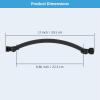 imageHibbent All Metal 16 Shower Head Extension Arm Solid Brass Flexible Height ampamp Angle Adjustable Shower Arm Extender with Lock Joint Universal Connection Stainless Steel Pipe Height Extending ChromeOil Rubbed Bronze