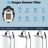 imageHibbent All Metal Shower Head 10 High Pressure Rainfall Shower Head Showerhead Combo Handheld Shower Wand 12 Adjustable Curved Shower Extension Arm 71 Hose Shower Head Holder ChromeBlack