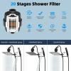 imageHibbent All Metal Shower Head 10 High Pressure Rainfall Shower Head Showerhead Combo Handheld Shower Wand 12 Adjustable Curved Shower Extension Arm 71 Hose Shower Head Holder ChromeBlack