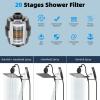 imageHibbent All Metal Shower Head 10 High Pressure Rainfall Shower Head Showerhead Combo Handheld Shower Wand 12 Adjustable Curved Shower Extension Arm 71 Hose Shower Head Holder ChromeOil Rubbed Bronze