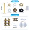 imageHibbent Extra Thick Toilet Wax Ring Toilet Bowl Wax Seal Kit with Closet Bolts PE Flange and Extra Retainers Thick Wax Ring Gasket for 3inch4inch Waste lineGas Odor and Watertight SealThick1 PACK