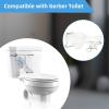 imageHibbent Toilet Flapper Replacement Compatible with Gerber 99647 2 Pack 2 Inch Toilet Flapper with Stainless Chain and Hook Easy to Install