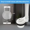 imageHibbent Toilet Flapper Replacement Compatible with Gerber 99647 2 Pack 2 Inch Toilet Flapper with Stainless Chain and Hook Easy to Install