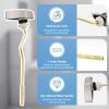 imageHibbent 2 Pack Metal Toilet Handle Replacement Compatible with TOTO THU068CP Trip Lvr for St743S Brass Handle Trip Lever Side Mount Toilet Tank Flush Lever ChromeBrushed Nickel