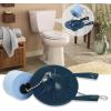 imageHibbent 2 Pack Toilet Flapper 2 Inch Toilet Tank Flapper Replacement Compatible with Kohler Flapper with Float Used in Various 2Piece ToiletsBlue Color