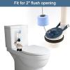 imageHibbent 2 Pack Toilet Flapper 2 Inch Toilet Tank Flapper Replacement Compatible with Kohler Flapper with Float Used in Various 2Piece ToiletsBlue Color