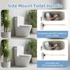 imageHibbent Toilet Handle Replacement Compatible with TOTOTHU004CP Trip Lvr for ST701 CST854 CST884Side Mount Toilet Flush Handle Flush Tank Lever ChromeBrushed Nickel