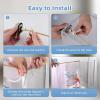 imageHibbent Toilet Handle Replacement Compatible with TOTOTHU004CP Trip Lvr for ST701 CST854 CST884Side Mount Toilet Flush Handle Flush Tank Lever ChromeBrushed Nickel