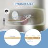 imageHibbent Toilet Handle Replacement Compatible with TOTOTHU004CP Trip Lvr for ST701 CST854 CST884Side Mount Toilet Flush Handle Flush Tank Lever ChromeChrome