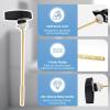 imageHibbent Toilet Handle Replacement Compatible with TOTOTHU004CP Trip Lvr for ST701 CST854 CST884Side Mount Toilet Flush Handle Flush Tank Lever ChromeMatte Black
