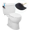 imageHibbent Toilet Handle Replacement Compatible with TOTOTHU004CP Trip Lvr for ST701 CST854 CST884Side Mount Toilet Flush Handle Flush Tank Lever ChromeMatte Black