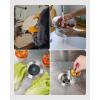 imageHibbent Upgraded 3 in 1 Kitchen Sink Drain Strainer and Stopper Combo Stainless Steel Metal Pop Up Sink Stopper AntiClogging Basket Strainer with Handle for US Standard 312 Inch DrainChromegrey