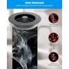 imageHibbent Upgraded 3 in 1 Kitchen Sink Drain Strainer and Stopper Combo Stainless Steel Metal Pop Up Sink Stopper AntiClogging Basket Strainer with Handle for US Standard 312 Inch DrainMatte Blackmatte Black