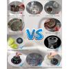 imageHibbent Upgraded 3 in 1 Kitchen Sink Drain Strainer and Stopper Combo Stainless Steel Metal Pop Up Sink Stopper AntiClogging Basket Strainer with Handle for US Standard 312 Inch DrainBlack