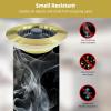 imageHibbent Upgraded 3 in 1 Kitchen Sink Drain Strainer and Stopper Combo Stainless Steel Metal Pop Up Sink Stopper AntiClogging Basket Strainer with Handle for US Standard 312 Inch DrainGold