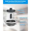 imageHibbent Upgraded 3 in 1 Kitchen Sink Drain Strainer and Stopper Combo Stainless Steel Metal Pop Up Sink Stopper AntiClogging Basket Strainer with Handle for US Standard 312 Inch DrainSlivergrey