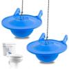 imageHibbent 2 pcs Toilet Flapper Replacement Compatible with Gerber 99788 and Lowes AquaSouce Original 3quot Flapper Replacement for 128 GPF Toilets 98923 312795 352027 395280 12293Water Saving2 PACK