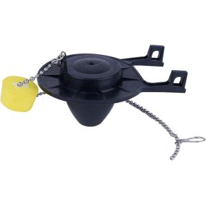 imageHibbent 2 Pack 2Inch Toilet Flapper Replacement Compatible with American Standard 73811292000070A Universal Flapper and Chain with Float 2Inch Flush ValvesBlack