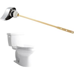 imageHibbent Toilet Handle Replacement Compatible with TOTOTHU004CP Trip Lvr for ST701 CST854 CST884Side Mount Toilet Flush Handle Flush Tank Lever ChromeChrome