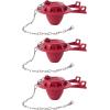 imageHibbent 2 Pack 2inch Universal Toilet Tank Flapper Long Lasting All Rubber Seal Flapper Replacement Compatible with American Standard Water Conserving High Performance Easy to Install RedRed
