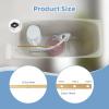 imageHibbent 2 Pack Toilet Handle Replacement Compatible with TOTOTHU004CP Trip Lvr for ST701 CST854 Side Mount Toilet Flush Handle Tank Flush Lever ChromeWhite
