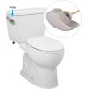 imageHibbent 2 Pack Toilet Handle Replacement Compatible with TOTOTHU004CP Trip Lvr for ST701 CST854 Side Mount Toilet Flush Handle Tank Flush Lever ChromeBrushed Nickel