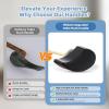 imageHibbent 2 Pack Toilet Handle Replacement Compatible with TOTOTHU004CP Trip Lvr for ST701 CST854 Side Mount Toilet Flush Handle Tank Flush Lever ChromeMatte Black