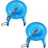 imageHibbent Large 3Inch Toilet Flapper Replacement Compatible with Gerber 99788 Water Conserving Toilet Flappers for 3 Inch Flush Valves Stainless Steel Chain High Performance Easy to Install BlueBlue