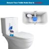 imageHibbent Large 3Inch Toilet Flapper Replacement Compatible with Gerber 99788 Water Conserving Toilet Flappers for 3 Inch Flush Valves Stainless Steel Chain High Performance Easy to Install BlueBlue