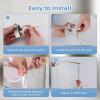 imageHibbent Metal Toilet Handle Replacement Compatible with TOTO THU068CP Trip Lvr for St743S Brass Handle Trip Lever Side Mount Toilet Flush Tank Lever ChromeBrushed Nickel