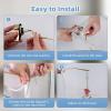 imageHibbent Metal Toilet Handle Replacement Compatible with TOTO THU068CP Trip Lvr for St743S Brass Handle Trip Lever Side Mount Toilet Flush Tank Lever ChromeGold