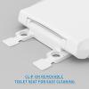 imageHibbent Potty Training Toilet Seat Builtin Magnetic Seat Lid with Cover Never Loosen and Slow Close Convertible Toilet Seat for Kids Adult and Child White ElongatedWhite