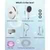 imageHibbent Selfcleaning Shower Head 10 High Pressure Rainfall Showerhead Showerhead ComboHandheld Shower Head 12 Adjustable Curved Shower Extension Arm 71 Hose 2 Shower Head Holders ChromeChrome