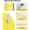 imageHibbent Toilet Handle Replacement Front Mount Tank Flush Lever Handle Compatible with American Standard Toilet Trip Lever with Stainless Steel Flapper Chains WhiteChrome