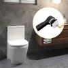 imageHibbent Universal Metal Side Mount Toilet Handle Replacement Kit Brass Toilet Flush Tank Lever with Stainless Steel Flapper Chains for Most Toilets Brushed GoldOil Rubbed Bronze