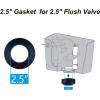 imageHibbent Universal Toilet Tank to Bowl Gaskets with 3 Sets Brass Hardware Kits Fits Most 2Inch 25Inch Flush Valve Opening 2Piece Toilet Tanks