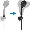imageHibbent All Metal Shower Head Swivel Ball Joint Adapter Solid Brass Adjustable Shower Arm Connector Showerhead Extension Universal Showering Component Polished ChromeMatte Black