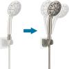 imageHibbent All Metal Shower Head Swivel Ball Joint Adapter Solid Brass Adjustable Shower Arm Connector Showerhead Extension Universal Showering Component Polished ChromeBrushed Nickel