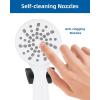 imageHibbent RV Shower Head Handheld Shower Head Water Saving RV Shower Head with 59 Shower Hose Trickle Switch Guide Ring and Shower Holder for Camper Van Travel Trailer Motorhome and Boat WhiteWhite