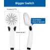 imageHibbent RV Shower Head Handheld Shower Head Water Saving RV Shower Head with 59 Shower Hose Trickle Switch Guide Ring and Shower Holder for Camper Van Travel Trailer Motorhome and Boat WhiteWhite