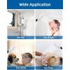 imageHibbent RV Shower Head Handheld Shower Head Water Saving RV Shower Head with 59 Shower Hose Trickle Switch Guide Ring and Shower Holder for Camper Van Travel Trailer Motorhome and Boat WhiteWhite