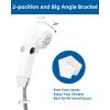imageHibbent RV Shower Head Handheld Shower Head Water Saving RV Shower Head with 59 Shower Hose Trickle Switch Guide Ring and Shower Holder for Camper Van Travel Trailer Motorhome and Boat WhiteWhite