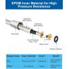 imageHibbent RV Shower Head Handheld Shower Head Water Saving RV Shower Head with 59 Shower Hose Trickle Switch Guide Ring and Shower Holder for Camper Van Travel Trailer Motorhome and Boat WhiteWhite
