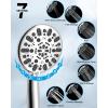 imageHibbent Selfcleaning Shower Head 10 High Pressure Rainfall Shower Head Showerhead ComboHandheld Shower Head 16 Adjustable Arc Shower Extension Arm 71 Hose Shower Head Holder ChromeChrome