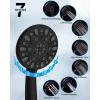 imageHibbent Selfcleaning Shower Head 10 High Pressure Rainfall Shower Head Showerhead ComboHandheld Shower Head 16 Adjustable Arc Shower Extension Arm 71 Hose Shower Head Holder ChromeOil Rubbed Bronze