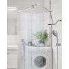 imageHibbent Selfcleaning Shower Head 10 High Pressure Rainfall Shower Head Showerhead ComboHandheld Shower Head 16 Adjustable Arc Shower Extension Arm 71 Hose Shower Head Holder ChromeChrome